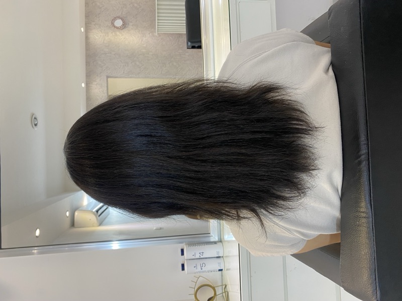 Antes de extensiones - Clienta 4